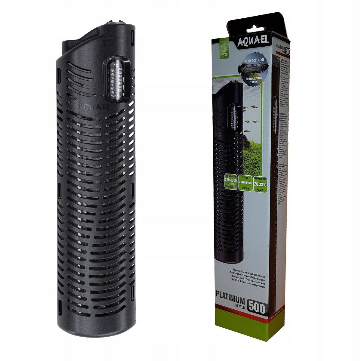 AquaEL GLASS HEATER PLATINIUM HEATER 500W