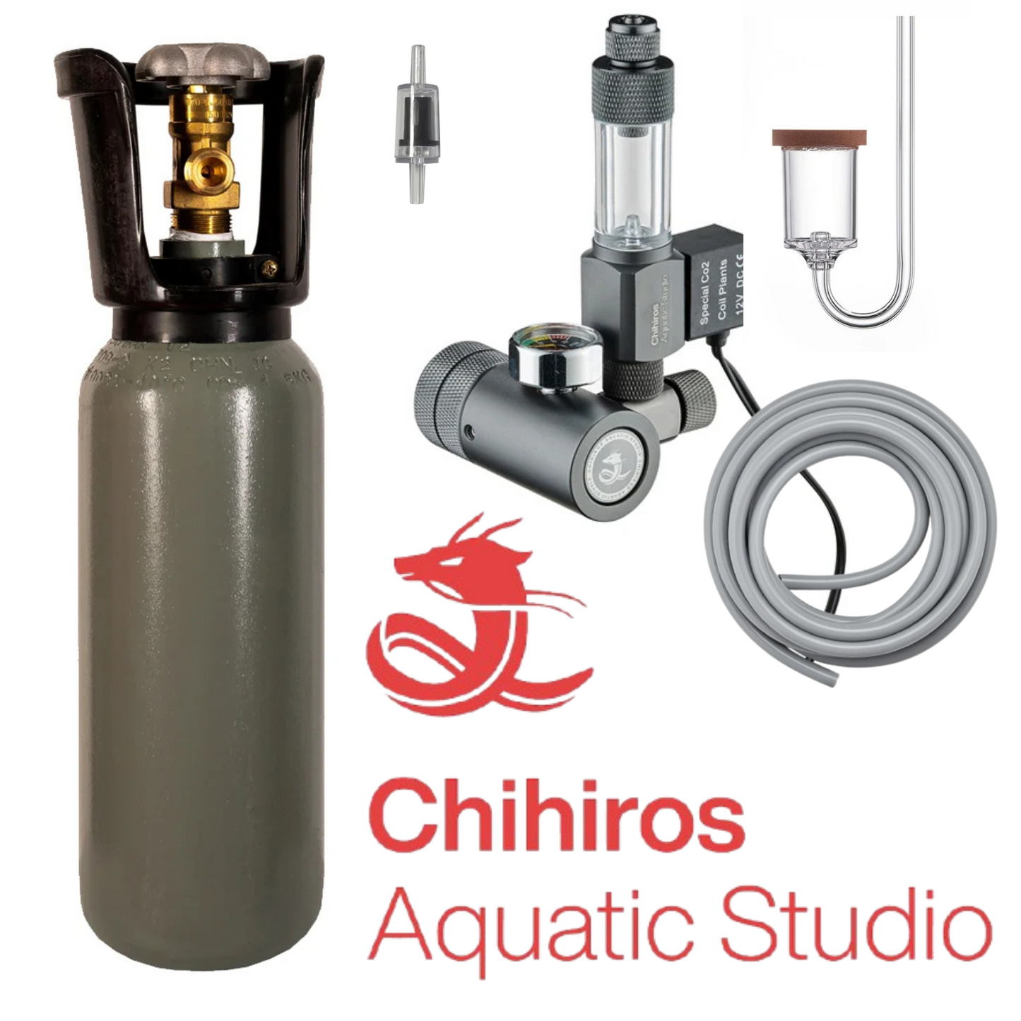 KIT CO2 avec RÉGULATEUR DE PRESSION CHIHIROS CO2 MATE et Module Bluetooth