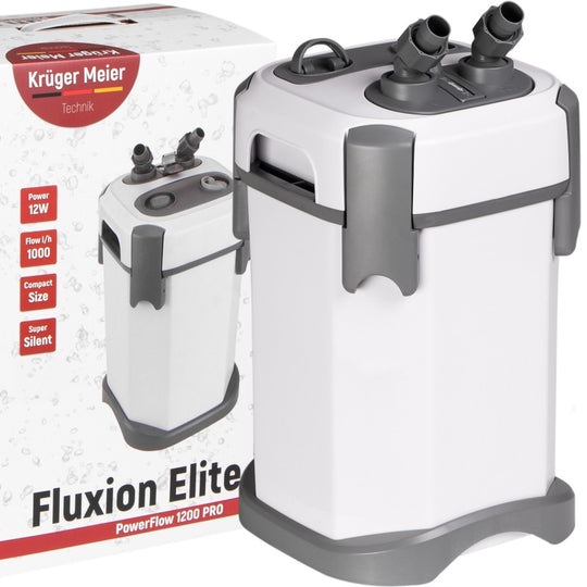 Kruger Meier Fluxion Elite 1200 PRO - filtre externe pour aquarium de 100 à 250 litres