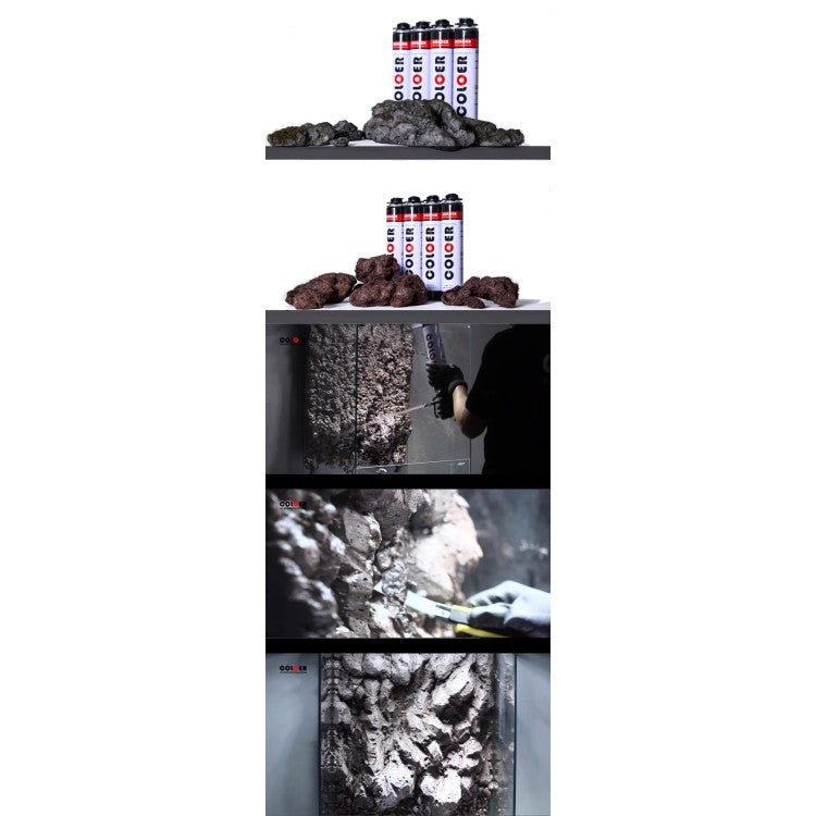 Mousse expansive pour la création de décor 3D