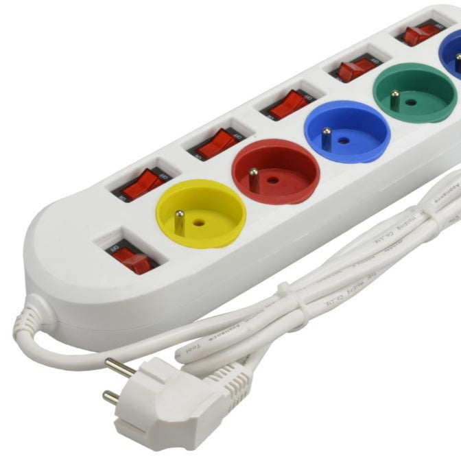 Multiprise 6 interrupteurs