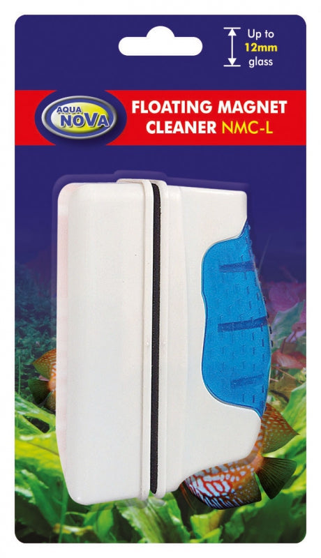 AQUA NOVA Floating Magnet Cleaner - Aimant pour Aquarium - Taille L