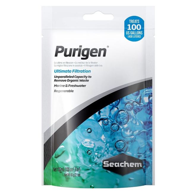 SEACHEM PURIGEN Réduction des déchets organiques Clarifie l'eau