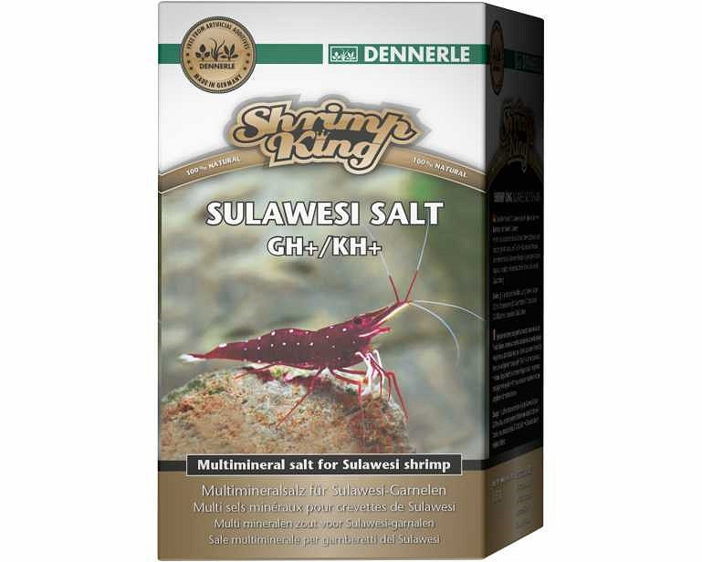 Dennerle Shrimp King Sulawesi Salt — sel minéral pour crevettes des lacs de Sulawesi 200 g