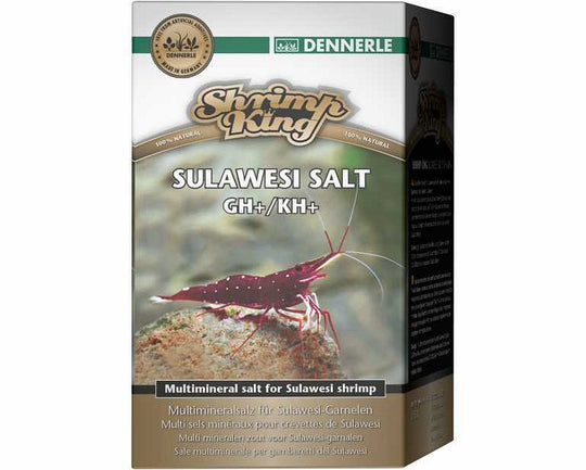 Dennerle Shrimp King Sulawesi Salt — sel minéral pour crevettes des lacs de Sulawesi 200 g