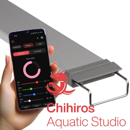 Chihiros W Series pour aquarium fermé ou ouvert.