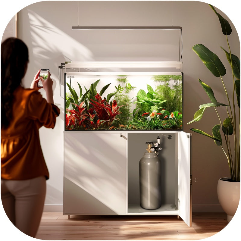 Bouteille rechargeable CO2 8l Basse 56cm