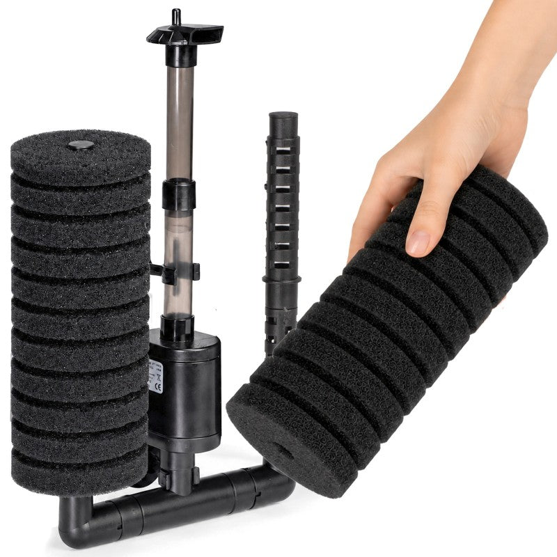 Kruger Meier AeroTwin L — filtre intérieur à mousse pour aquarium 60-120 L