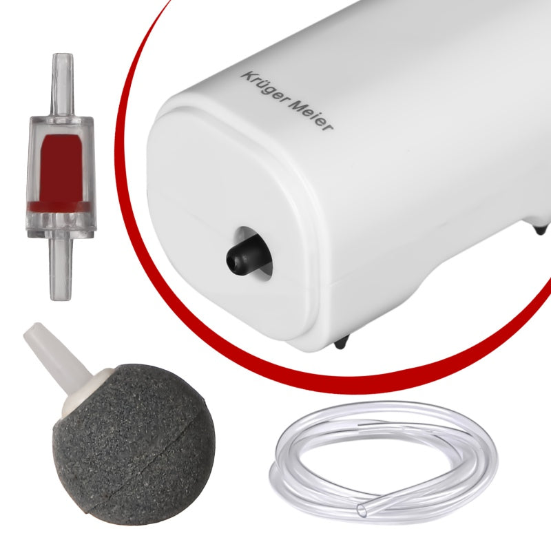 Kruger Meier Windboe Kit — ensemble aérateur 180 l/h pour aquarium