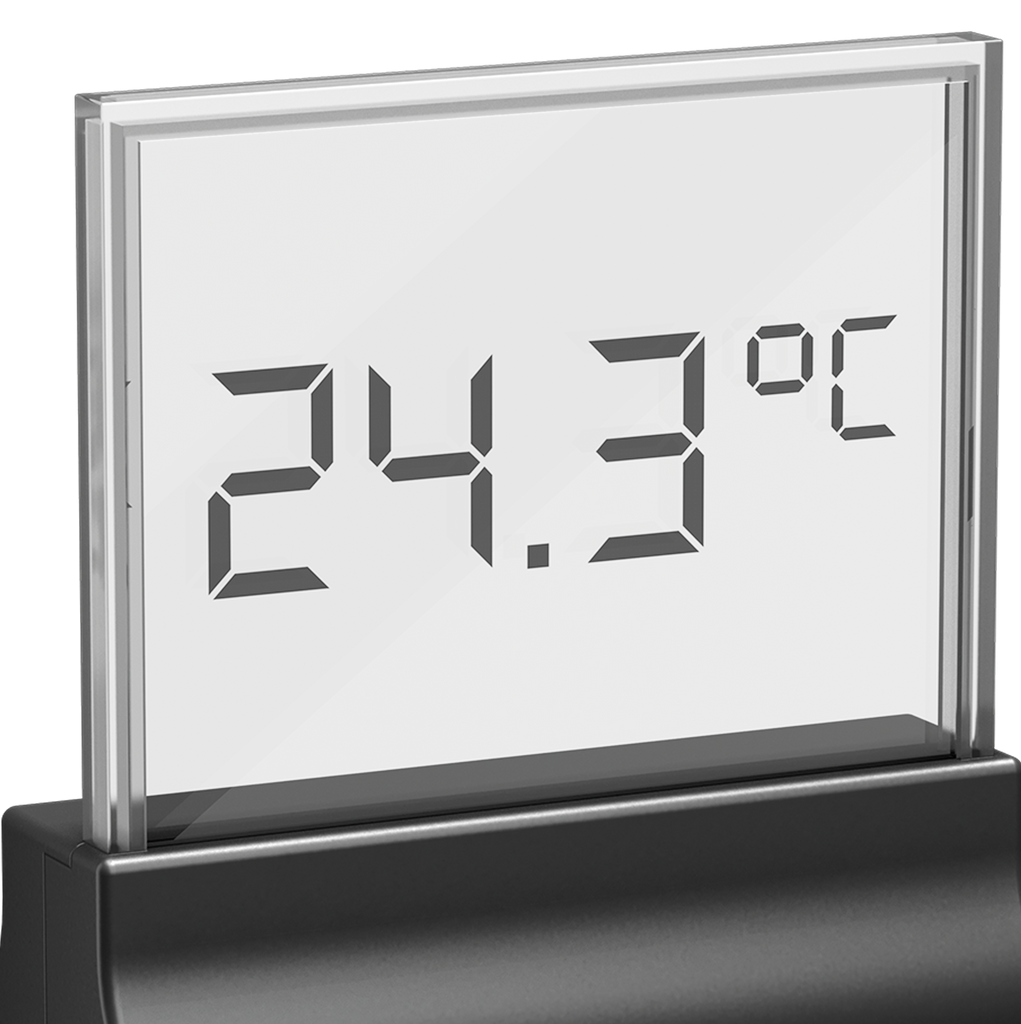 Thermomètre LCD noir avec sonde (pour aquarium, etc.) - Wood, Tools & Deco